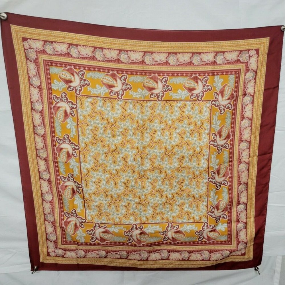 VINTAGE MULTICOLOR PRINT LADIES SCARF
